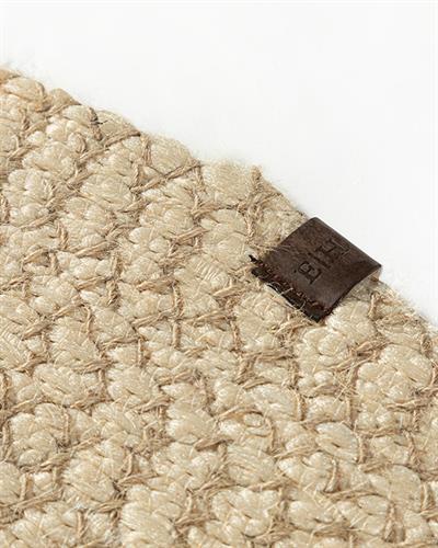 Hull Декоративен Килим От Юта Юта, Естествен, 150 X 150 Cm