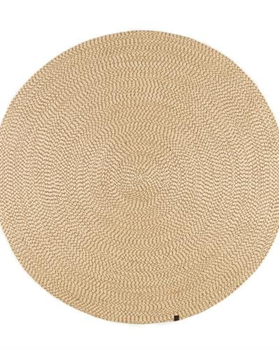 Hull Декоративен Килим От Юта Юта, Естествен, 150 X 150 Cm