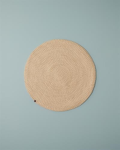 Hull Декоративен Килим От Юта Юта, Естествен, 90 X 90 Cm