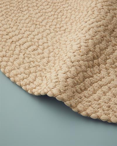 Hull Декоративен Килим От Юта Юта, Естествен, 90 X 90 Cm