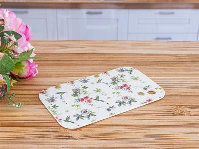 Humming Birds ДЪСКА ЗА РЯЗАНЕ Голяма 26x16 cm Green