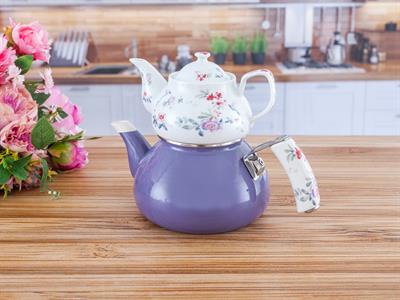 Humming Birds ЧАЙНИК Емайлиран 2L Pink