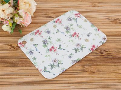 Humming Birds ДЪСКА ЗА РЯЗАНЕ Голяма 35x25 cm Green