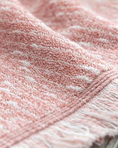 Hybrid Хавлии За Ръце С Ресни, Памучен, Екру-Лилаво, 30 X 40 Cm