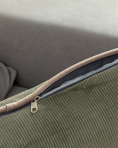 İda Пълнена Възглавница Кадифе, Каки, 35 X 50 Cm