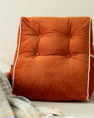 İlda Рециклиране На Възглавница Кадифе, Керемидено Червено, 45 X 25 X 50