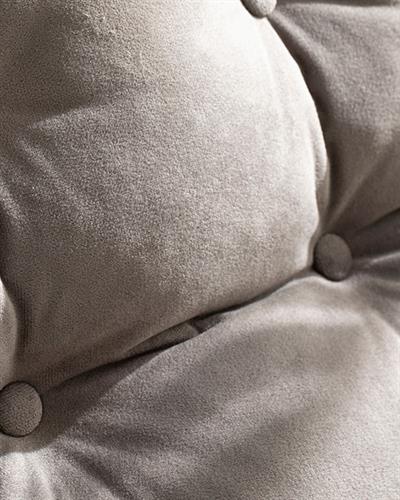 İlda Рециклиране На Възглавница Кадифе, Сиво, 45 X 25 X 50