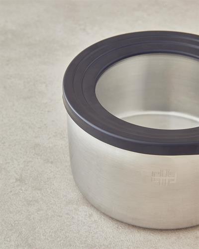 Inox Кутия За Съхранение Неръждаема стомана 12 см Сребърен.