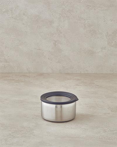 Inox Кутия За Съхранение Неръждаема стомана 12 см Сребърен.