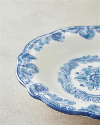 Intense Сервиз За Хранене Порцелан, Синьо, 24 Броя За 6 Души