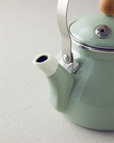 Isidora Enamel Pot Open Mint