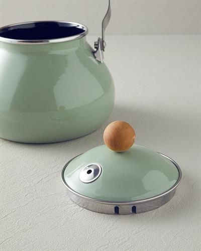 Isidora Enamel Pot Open Mint