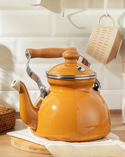 Isidora Enamel Pot 2,4 lt Mustard