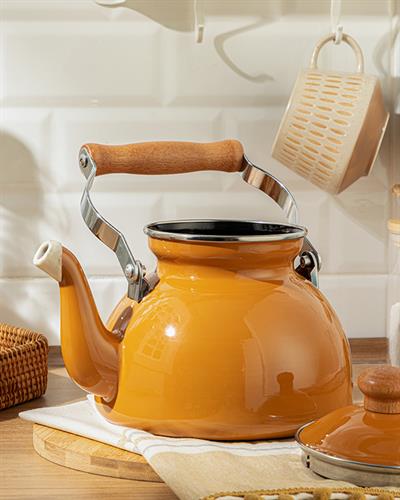 Isidora Enamel Pot 2,4 lt Mustard