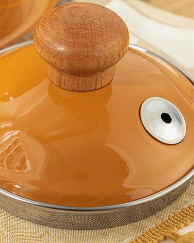 Isidora Enamel Pot 2,4 lt Mustard