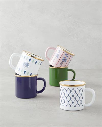 Isidora Чаша Емайлиран, Зелено, 350 Ml