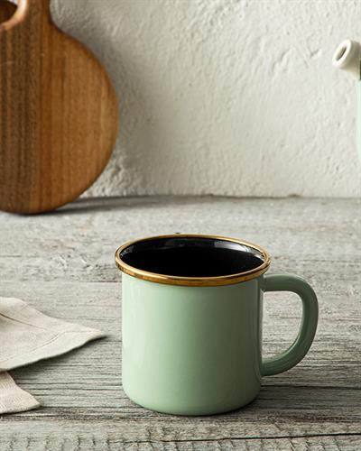 Isidora Чаша Емайлиран, Светло Мента, 350 Ml