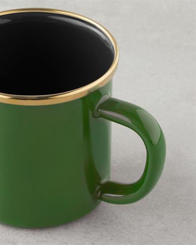 Isidora Чаша Емайлиран, Зелено, 350 Ml