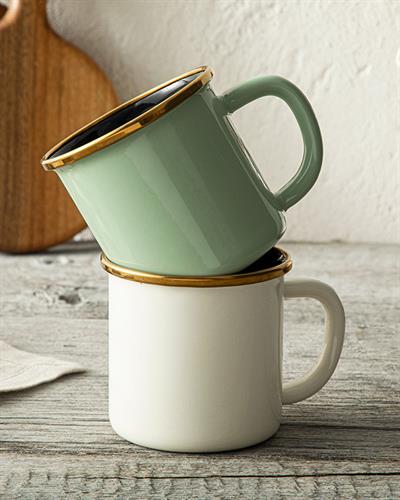 Isidora Чаша Емайлиран, Светло Мента, 350 Ml