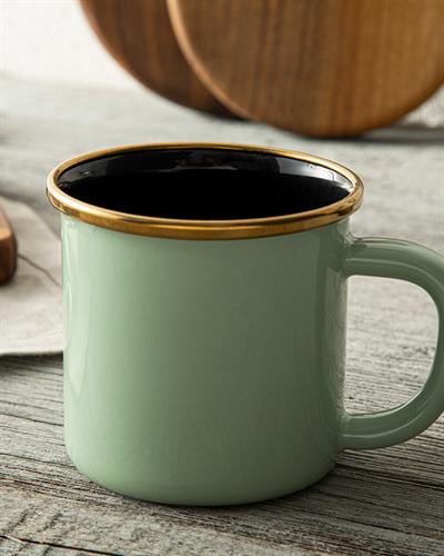 Isidora Чаша Емайлиран, Светло Мента, 350 Ml