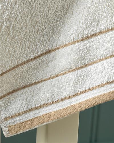 İvy Хавлии За Ръце На Райета, Памучен, Бяло-Бежово, 30 X 40 Cm