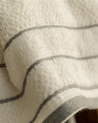 İvy Хавлии За Ръце На Райета, Памучен, Бяло- Сиво, 30 X 40 Cm