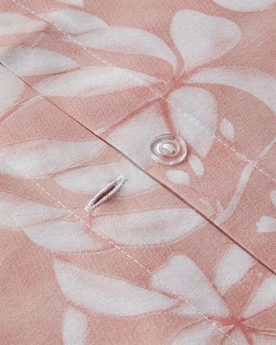 Ivy Flowers Спален Комплект Двоен Лесно за гладене 200x220 см Пепел от рози