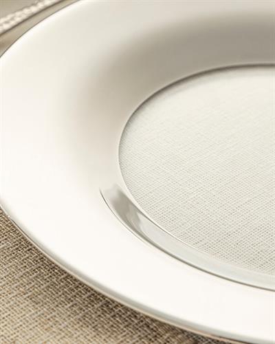 Jade Glass Cake Plate 19 cm Silver.