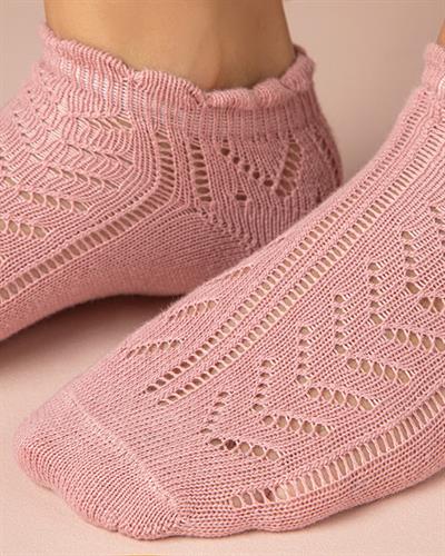 Jade Чорапи До Глезена Дамски, Памучен, Розово, 36-40