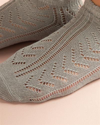 Jade Cotton Women Ankle Socks 36-40 Gray