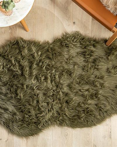 Jade Acrylic Fake  Fur 60x90 cm Khaki