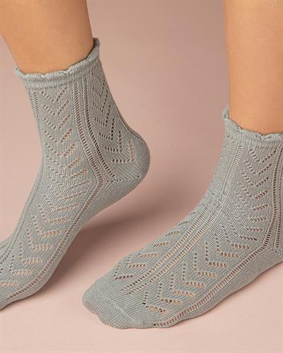 Jade Long Чорап С Дълга Дължина Дамски, Памучен, Сиво, 36-40