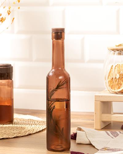 Jaden Glass Capped Oil Cup 250 ml Brown