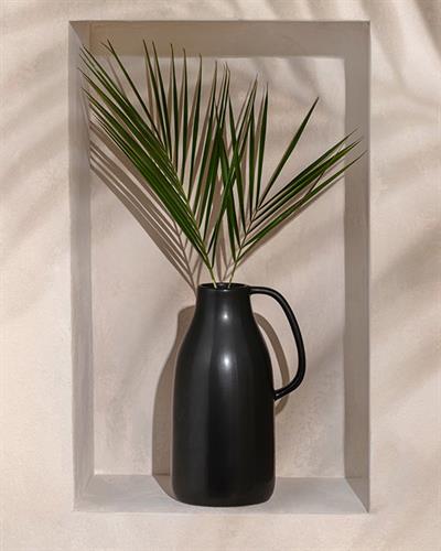 Jana Ваза Доломите, Черно, 12X12X24 Cm