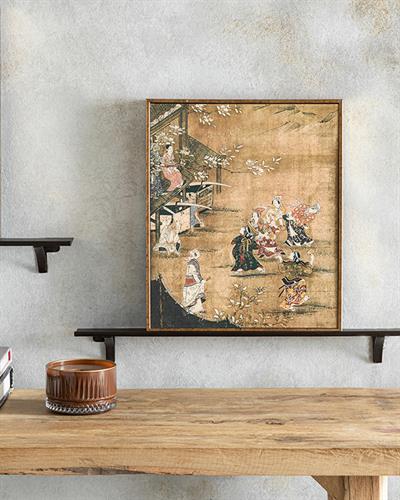 Japanese 1 Painting 31x26 cm Gold
