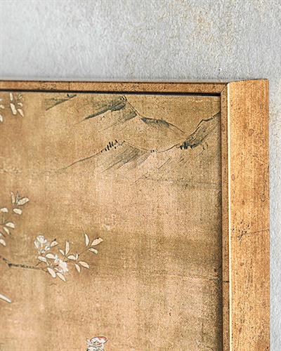 Japanese 1 Painting 31x26 cm Gold