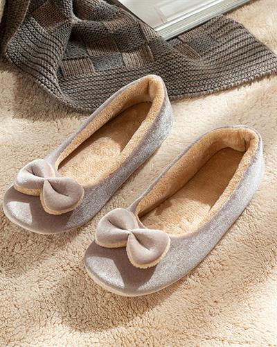 Jasmin Бабети За Дома Дамски, Кадифе, Бежово, 36