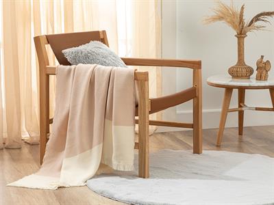 Jeanne Шал За Диван 130x170 см Пудра