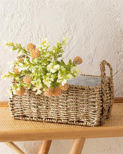 Jeanne Кошница Кафяво, 26 X 16 X 12 Cm