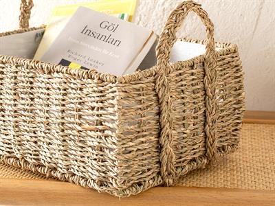 Jeanne Кошница 32x22x14 см Кафяв