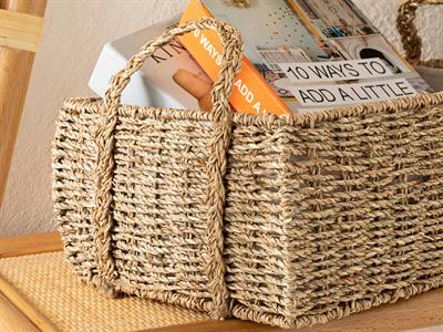 Jeanne Кошница Кафяво, 36 X 26 X 16 Cm