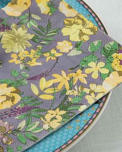 Jelewed Pond Хартийни Салфетки 20 Бр., Хартия, Жълто, 33 X 33 Cm