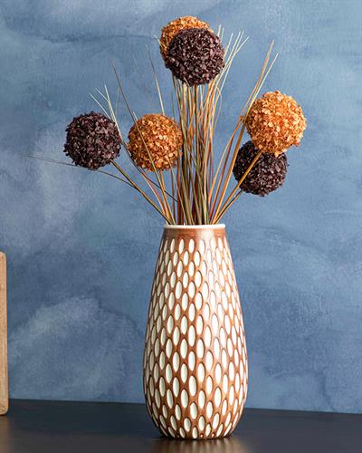 Jena Ваза 10x10x13 см Кафяв