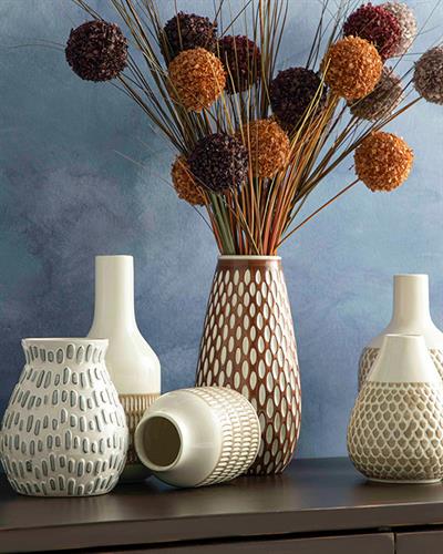 Jena Ваза 10x10x13 см Кафяв