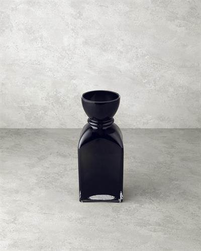 Jesy Ваза Стъкло 12.5x10,5x30 см. Черен