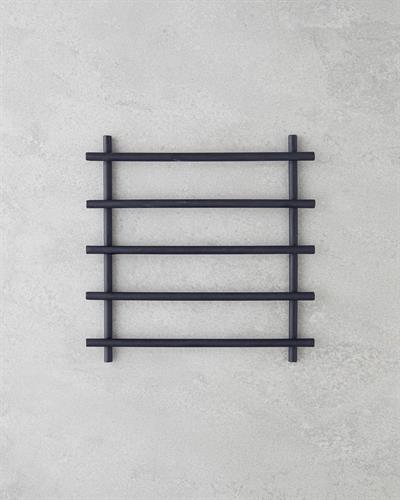 Jimena Кухненски Прибори Подложка За Топло Сервиране Метал 20x20 см Черен