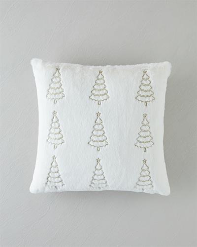 Jinglewhite Декоративна Възглавница С бродерия 45x45 см Екрю