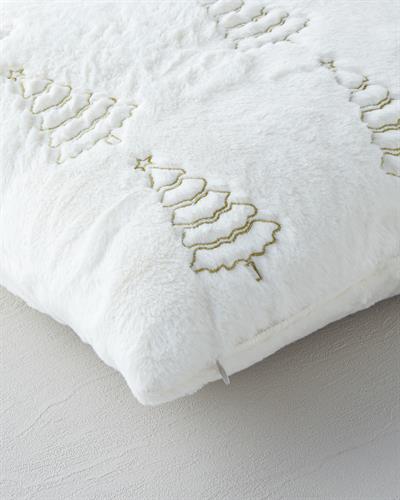 Jinglewhite Декоративна Възглавница С бродерия 45x45 см Екрю