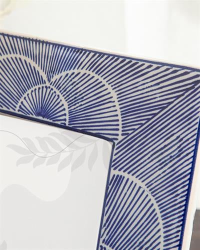 Johanna Рамка Порцелан, Синьо Бяло, 10 X 15 Cm