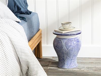 Johanna Декоративен Предмет Порцелан, Синьо Бяло, 25 X 25 X 33.5 Cm